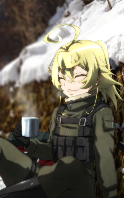 Anime Youjo Senki, Tanya Degurechaff, 800x1280