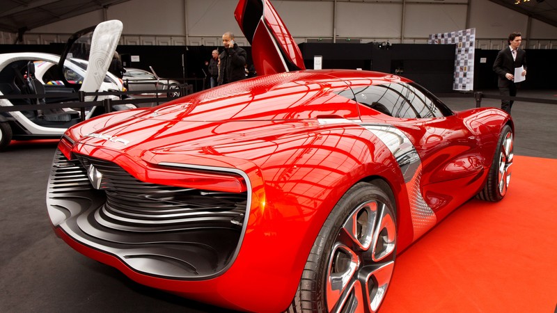 Renault DeZir, electric cars, Renault, concept, supercar, sports car, test drive, review, back