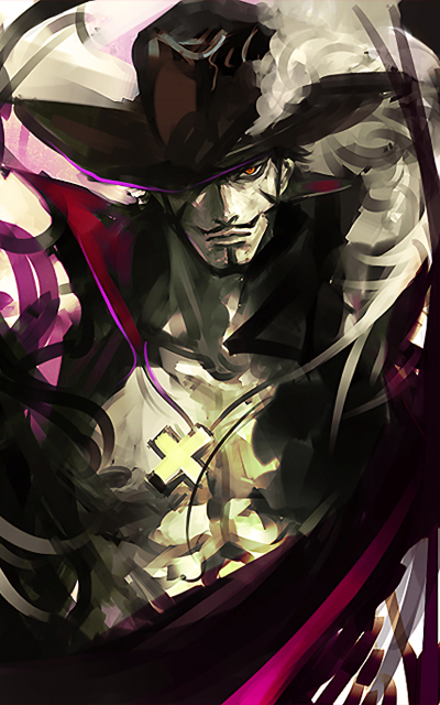 Anime One Piece, Dracule Mihawk, 800x1280