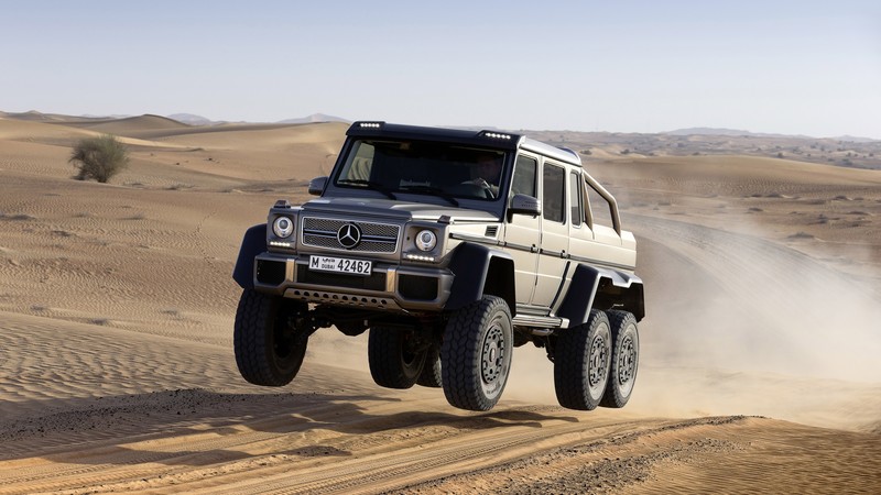 Mercedes-Benz G 63 AMG 6x6, SUV, Mercedes, Brabus G 63 700, G-Class, off-road, luxury cars, test drive, speed, desert