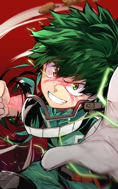 Anime My Hero Academia, Izuku Midoriya, 800x1280
