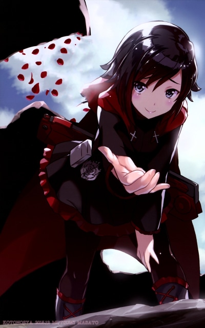Anime RWBY, Ruby Rose (RWBY), 800x1280