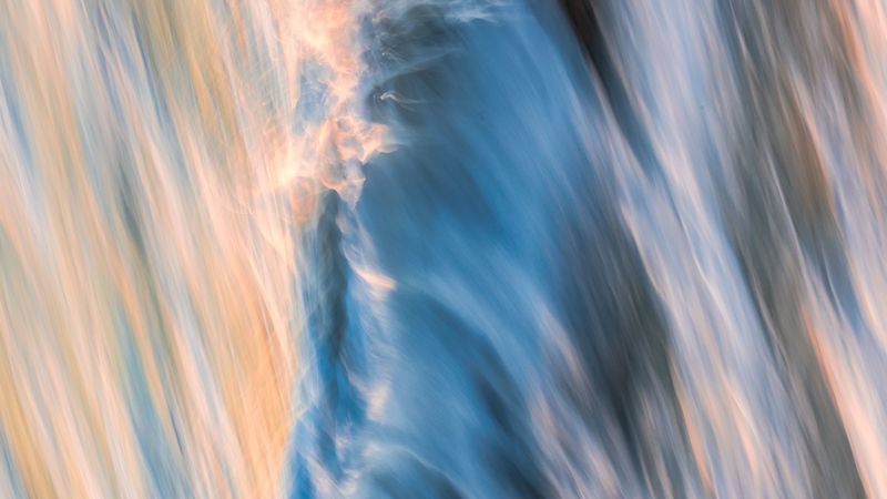 abstraction, wave, foam, 4k