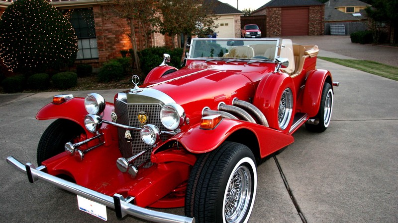 Excalibur Phaeton, Mercedes-Benz SSK, classic cars, retro, limited edition, Series II, roadster