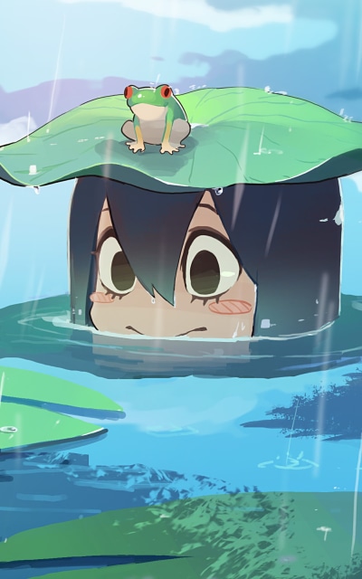 Anime My Hero Academia, Tsuyu Asui, 800x1280