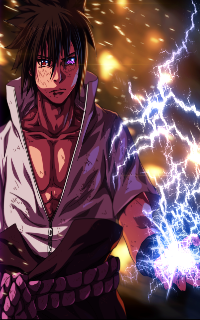Anime Naruto, Sasuke Uchiha, 800x1280