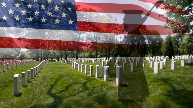 Memorial Day, USA, event, the memory of fallen American soldiers, flag