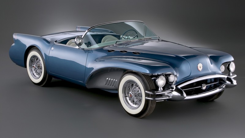 Buick Wildcat 2, concept, Wildcat II, Gen 2, classic cars, roadster, cabriolet, blue, front