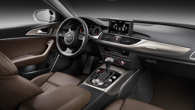 Audi A6 (C7), Quattro, off-road, Audi, RS 6 Avant, interior, leather, 2015 Detroit Auto Show. NAIAS
