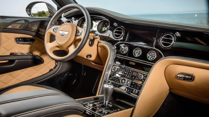 Bentley Mulsanne, interior, luxury cars, Bentley, Flying B, metallic, leather, 2015 Detroit Auto Show. NAIAS