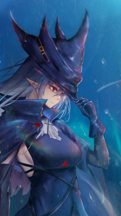 Video Game Arknights, Gladiia (ArKnights), Witch Hat, 750x1334
