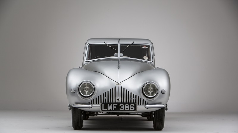 Aston Martin Atom, classic cars, Aston Martin, concept, retro, front, silver
