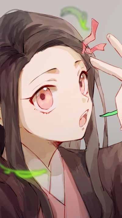 Anime Demon Slayer: Kimetsu no Yaiba, Nezuko Kamado, 750x1334