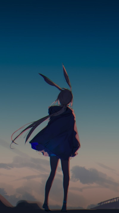 Video Game Arknights, Animal Ears, Long Hair, Amiya (Arknights), 750x1334