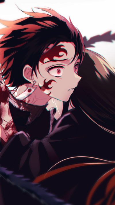 Anime Demon Slayer: Kimetsu no Yaiba, Tanjiro Kamado, Nezuko Kamado, 750x1334