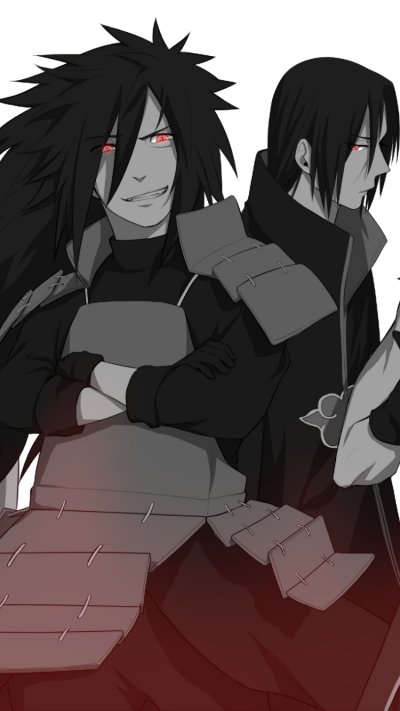 Anime Naruto, Madara Uchiha, Itachi Uchiha, 750x1334
