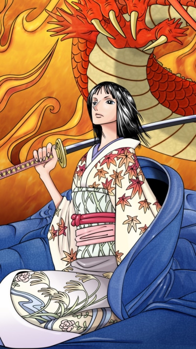 Anime One Piece, Nico Robin, 750x1334