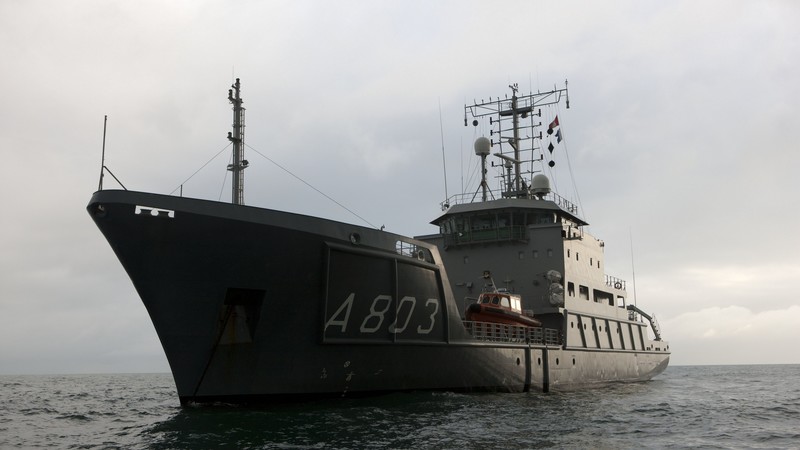 Luymes, A803, Royal Dutch Navy, rescue mission, sea, Denmark