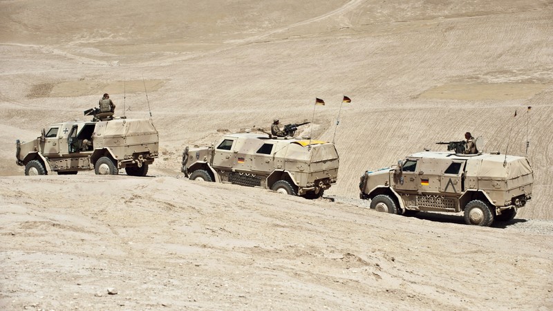 ATF Dingo, KMW, infantry mobility vehicle, MPPV PC, convoy, Afghanistan, Bundeswehr