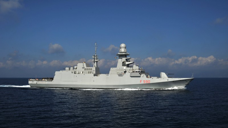 Carlo Bergamini, frigate, warship, Italian Navy, FREMM, F 590, Italy