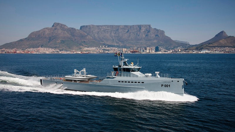 Damen, FCS 5009, patrol vessel, DSCT, South Africa, high-speed, South African Navy