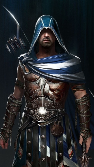 Video Game Assassins Creed Odyssey, Alexios (Assassins Creed), 750x1334