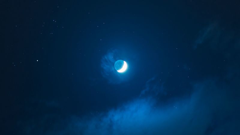 rocks, sea, surf, moon, night, 4k