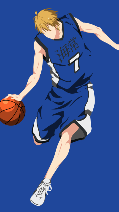 Anime Kurokos Basketball, Ryōta Kise, 750x1334