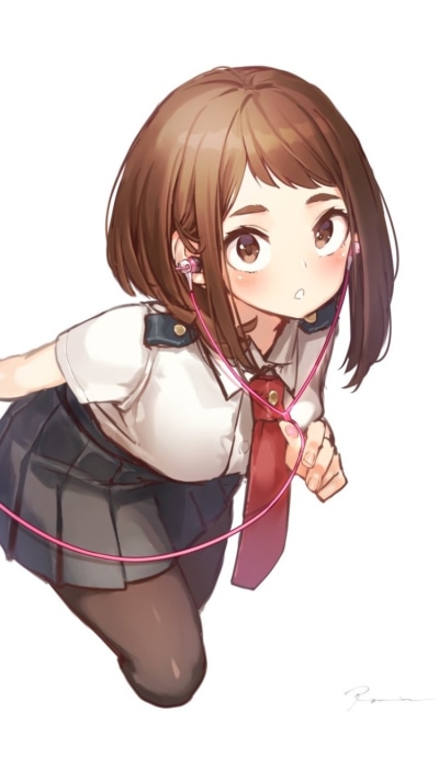 Anime My Hero Academia, Ochaco Uraraka, 750x1334