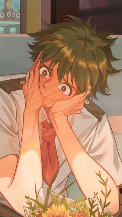 Anime My Hero Academia, Izuku Midoriya, 750x1334
