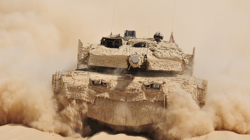 Leopard 2A5, armoured, main battle tank, MBT, tank, Bundeswehr, sand