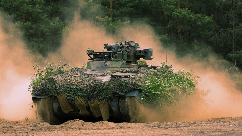 Marder, A5A1, IFV, Bundeswehr, infantry fighting vehicle, camo, dust