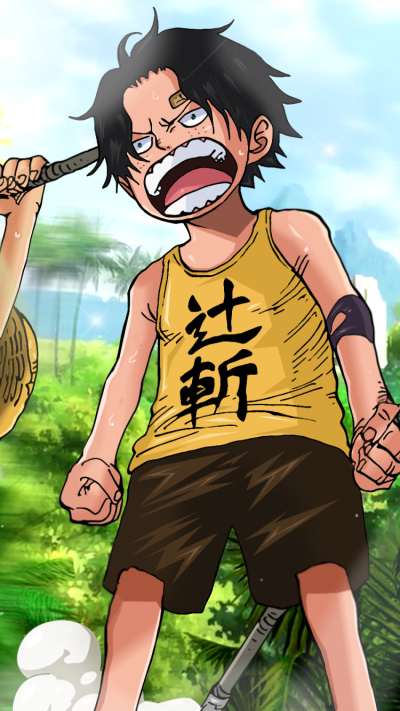 Anime One Piece, Monkey D. Luffy, 750x1334