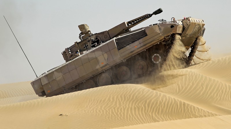 Pume, IFV, Bundeswehr, infantry fighting vehicle, sand, desert