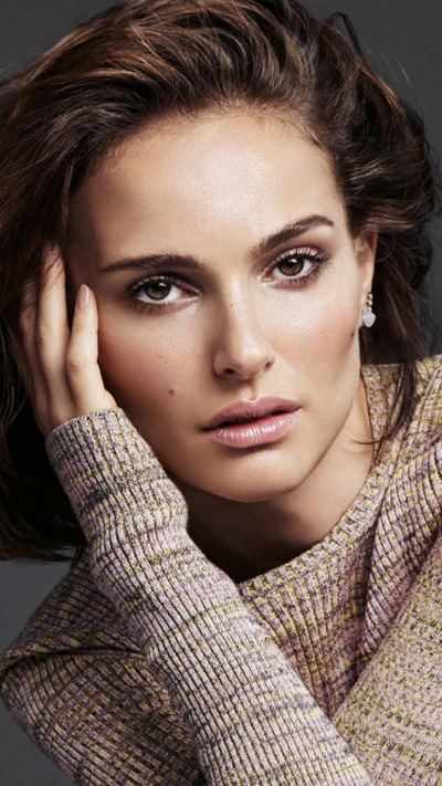 Celebrity Natalie Portman, Brunette, Face, Brown Eyes, Actress, American, 750x1334
