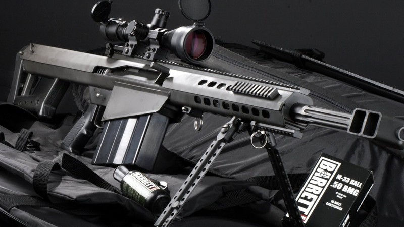 Barrett, M82A1, M107, M82, Light fifty, anti-materiel, sniper rifle, ammunition, bullets, scope