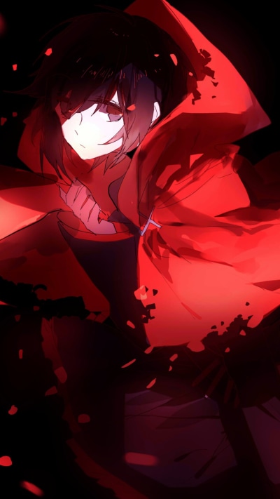 Anime RWBY, Ruby Rose (RWBY), 750x1334