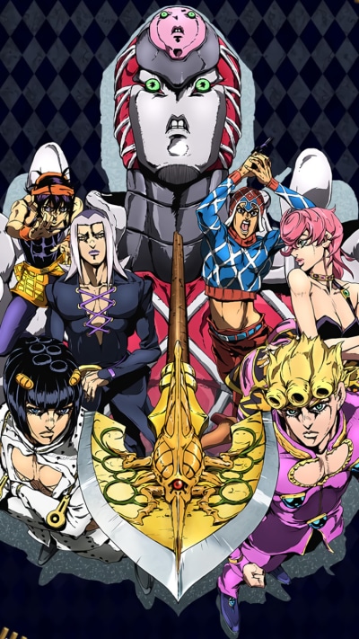 Anime Jojos Bizarre Adventure, Giorno Giovanna, King Crimson (Jojos Bizarre Adventure), JoJos Bizarre Adventure: Golden Wind, Bruno Bucciarati, 750x1334