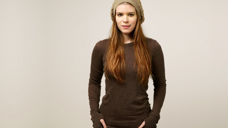 Kate Mara, Actress, red hair, white background, Shirt, American Horror Story