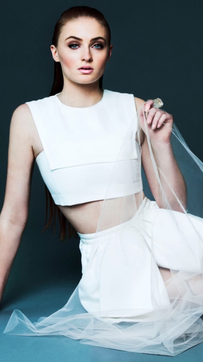 Celebrity Sophie Turner, Actress, American, Blue Eyes, 750x1334
