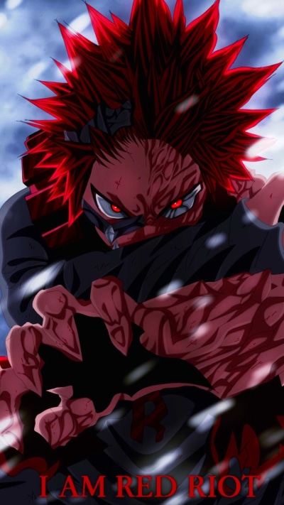 Anime My Hero Academia, Eijiro Kirishima, 750x1334