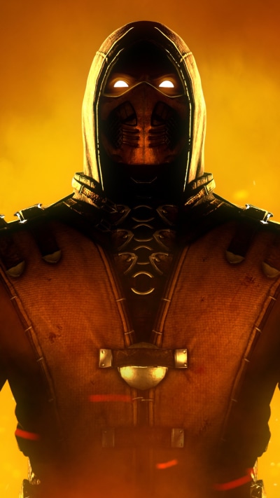 Video Game Mortal Kombat, Scorpion (Mortal Kombat), 750x1334