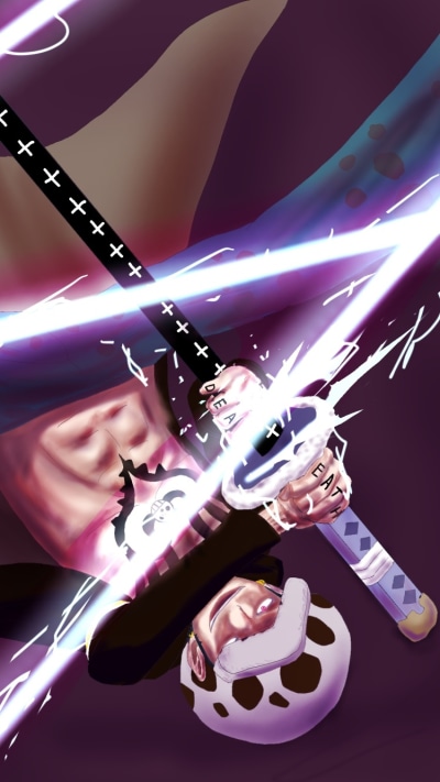 Anime One Piece, Trafalgar Law, 750x1334