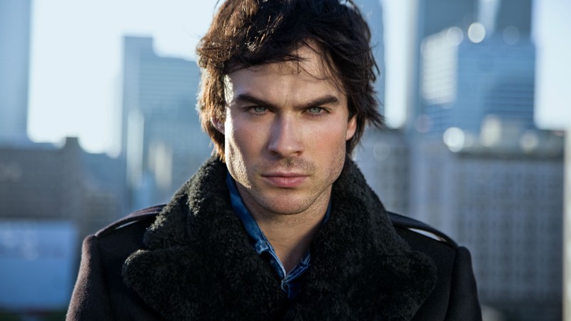 Ian Somerhalder, Ian Joseph Somerhalder, Actor, television star, black coat
