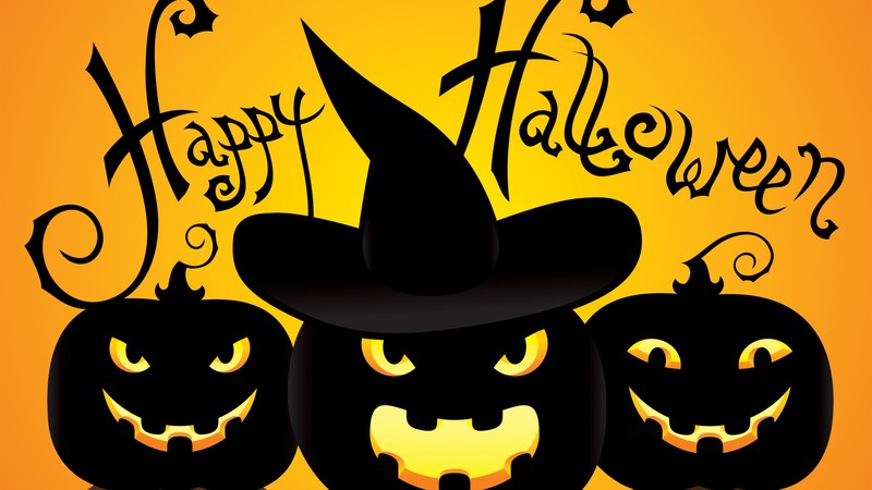 Halloween, All Hallows Eve, All Saints Eve, pumpkin, fear, cap, yellow