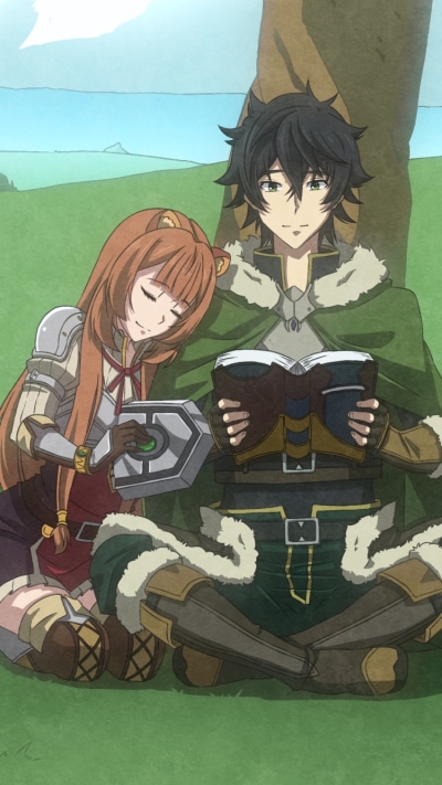 Anime The Rising of the Shield Hero, Raphtalia (The Rising Of The Shield Hero), Naofumi Iwatani, 750x1334