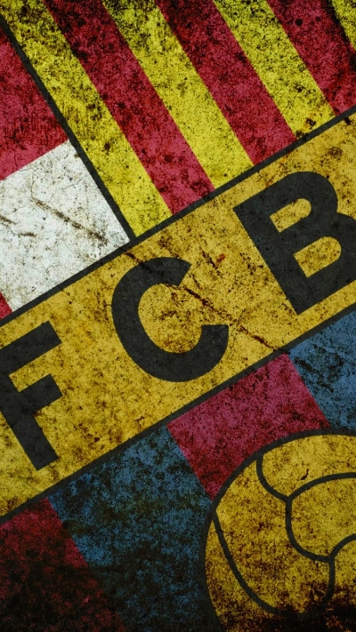 Sports FC Barcelona, Logo, Soccer, 750x1334