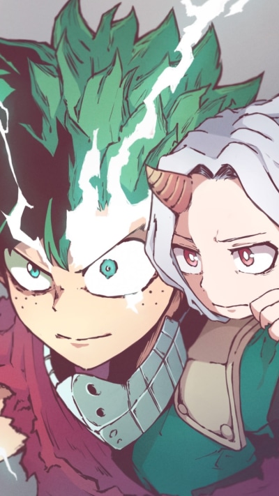 Anime My Hero Academia, Izuku Midoriya, Eri (My Hero Academia), 750x1334