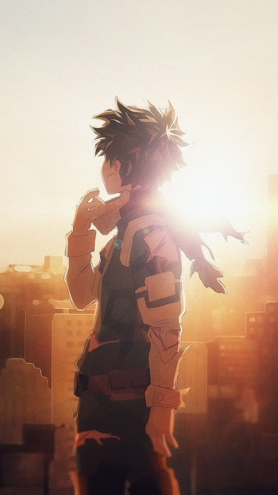 Anime My Hero Academia, Izuku Midoriya, 750x1334