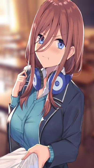 Anime The Quintessential Quintuplets, Miku Nakano, 750x1334